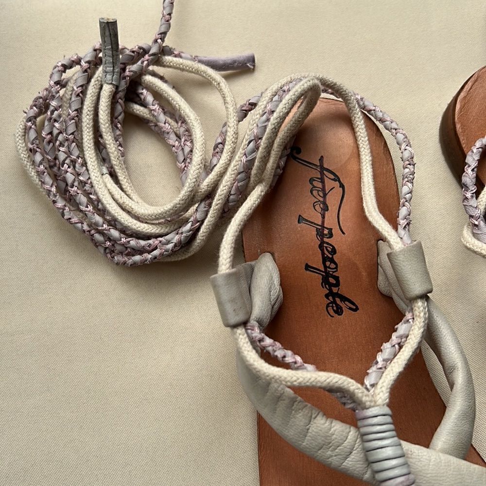 Free People Linden Wrap Sandal size 7 - Picture 4 of 5
